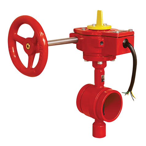  Grooved End Butterfly Valve