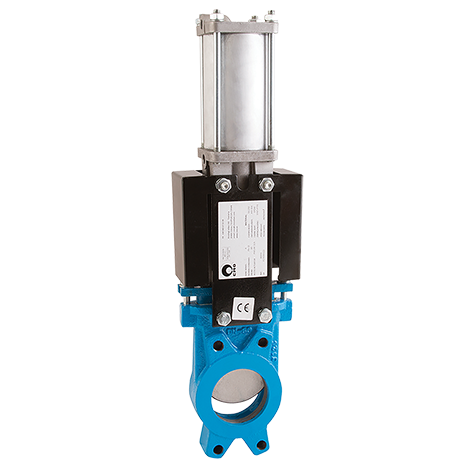  Pneumatic Actuated Knife Gate Valve
